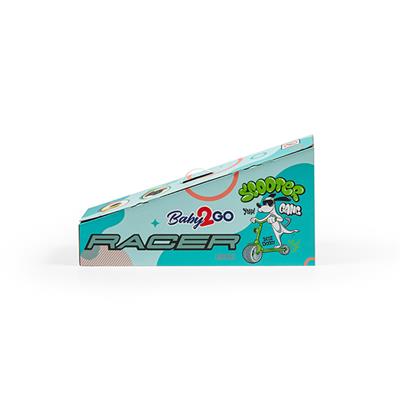Baby 2Go Mavi Racer Scooter 3 Tekerli Işıklı