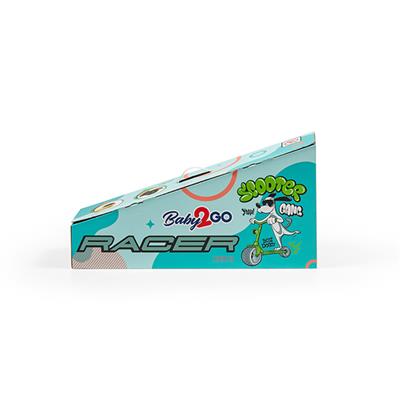 Baby 2go Sarı Racer Scooter 3 Teker Işıklı