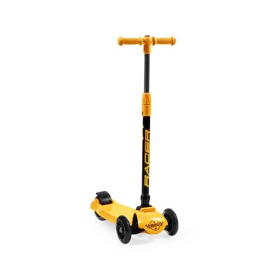Baby 2go Sarı Racer Scooter 3 Teker Işıklı