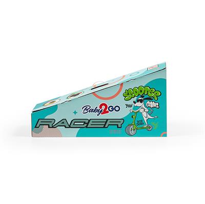 Baby 2Go Yeşil Racer Scooter 3 Tekerli Işıklı