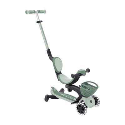 Globber Go Up Baby 360 Işıklı Scooter Zeytin Yeşili