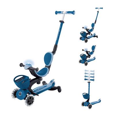 Globber Go Up Baby 360 Işıklı Scooter  Pastel Mavi