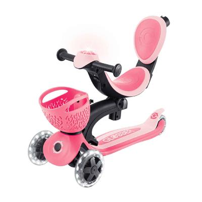 Globber Go Up Baby 360 Işıklı Scooter Koyu Pastel Pembe