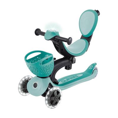 Globber Go Up Baby 360 Işıklı Scooter  Koyu Mint
