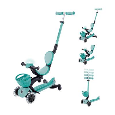 Globber Go Up Baby 360 Işıklı Scooter  Koyu Mint