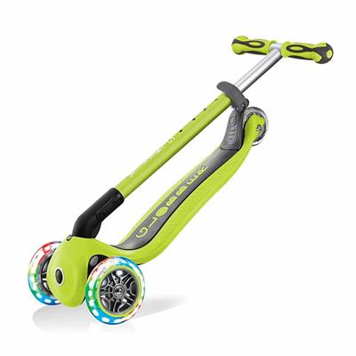 Globber Go Up Deluxe 3 Tekerlekli Katlanabilir 3’ü 1 Arada Işıklı Yeşil Scooter