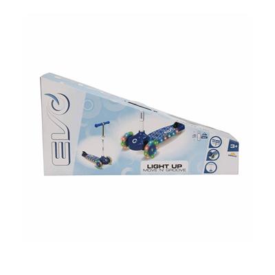 Sunman Evo Işıklı 3 Tekerlekli Mavi Scooter