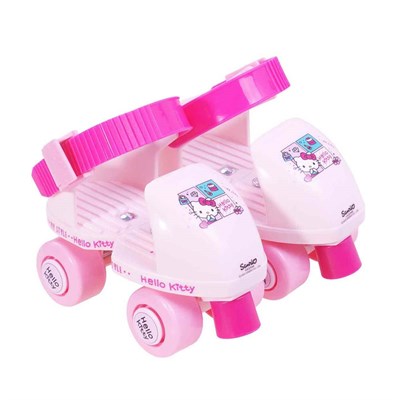 Sunman Rising Sports Hello Kitty Çantalı 4 Tekerlekli Paten Seti 25-31 Numara