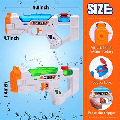 Mega Water Warfare İki Atış Modlu Su Tabancası