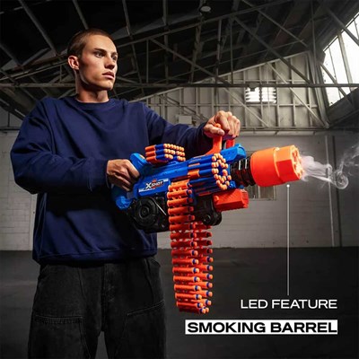 Sunman X-Shot Insanity Smoking Barrel 72 Mermili Sünger Dart Atan Silah 61,4 cm
