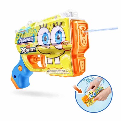 Sunman X-Shot Jr. SpongeBob SquarePants Fast Fill Skins Su Tabancası