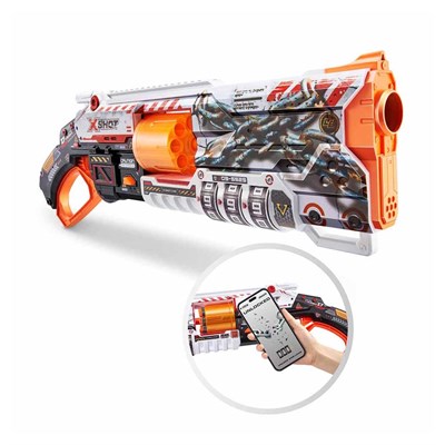 Sunman X-Shot Skins Lock Blaster 16 Mermili Sünger Dart Atan Silah 56 cm