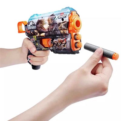 Sunman X-Shot Skins Sünger Dart Atan 8 Mermili Jurassic Blaster