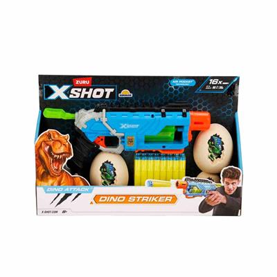 X-Shot Dino Attack Dino Striker 16 Mermili Sünger Dart Atan Silah 32 cm