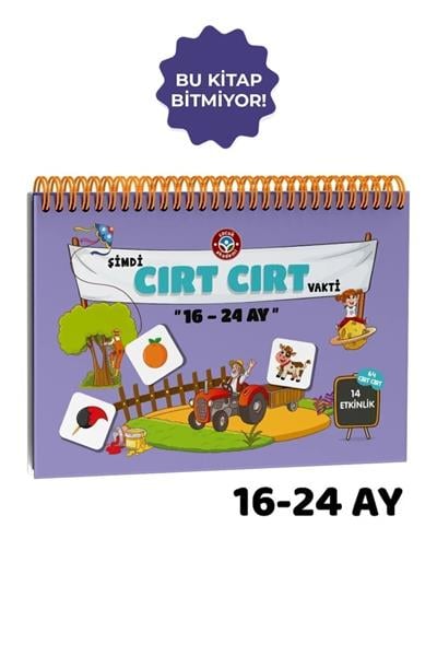 16-24 Ay Cırt Cırtlı Etkinlik Kitabı