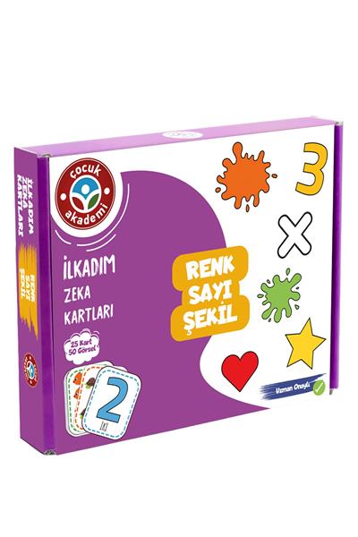 Ilk Adım Zeka Kartı Renk-sayı-şekil