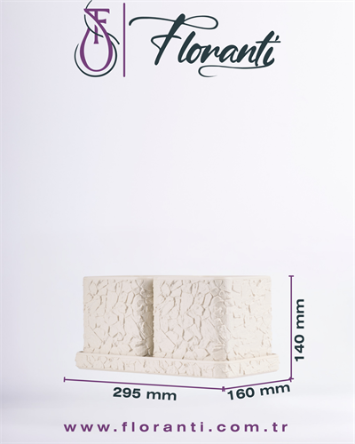 Saksı 16x29,5x14cm No.103