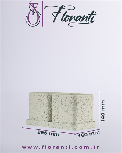 Saksı 16x29,5x14cm No.103