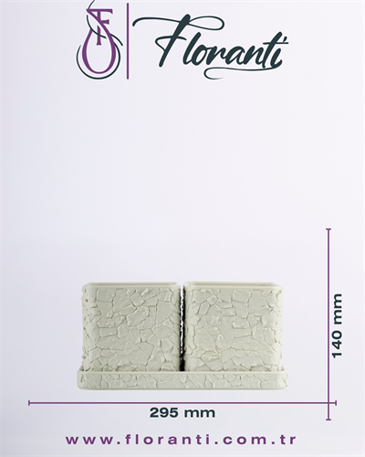 Saksı 16x29,5x14cm No.103