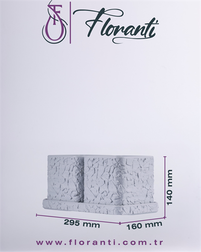 Saksı 16x29,5x14cm No.103