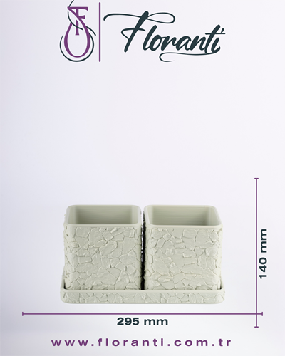 Saksı 16x29,5x14cm No.103
