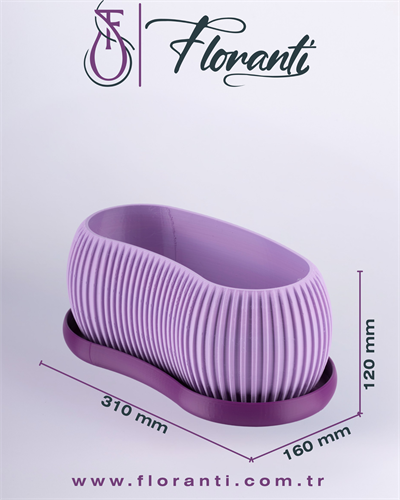 Saksı 16x31x12cm No.301