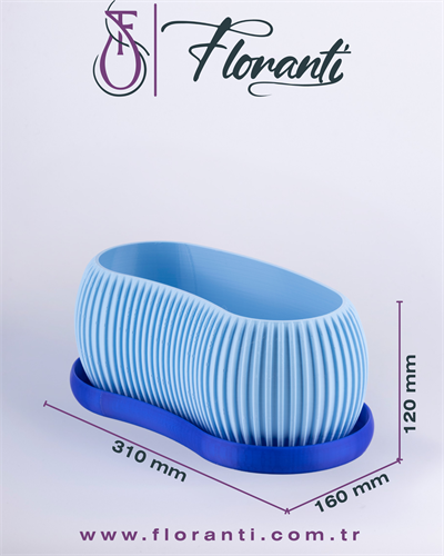Saksı 16x31x12cm No.301