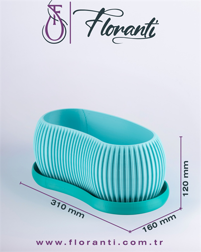 Saksı 16x31x12cm No.301