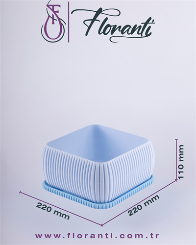 Saksı 22x22x11cm No.302