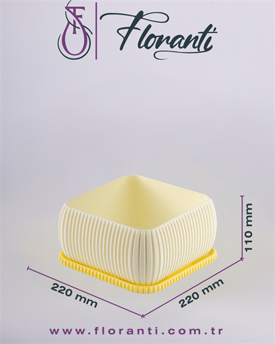 Saksı 22x22x11cm No.302