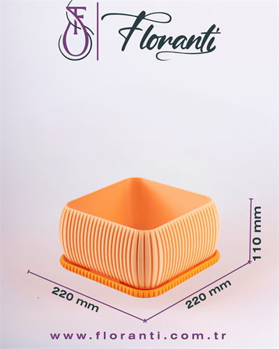 Saksı 22x22x11cm No.302