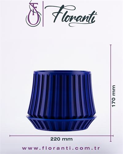 Saksı 22x22x17cm No.1004