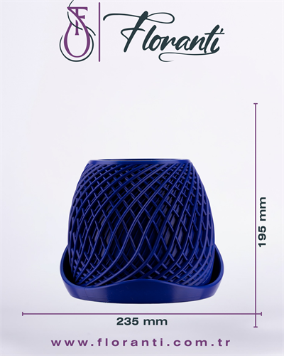Saksı 23,5x23,5x19,5cm No.1007