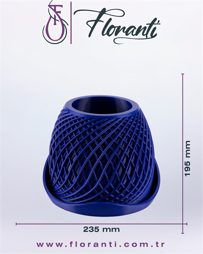 Saksı 23,5x23,5x19,5cm No.1007