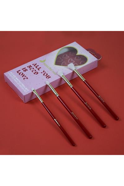 -Pro Love Serisi 4lü Göz Makyajı Fırça Seti