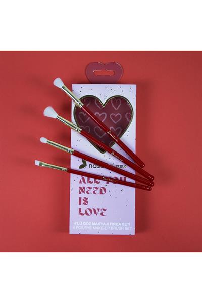 -Pro Love Serisi 4lü Göz Makyajı Fırça Seti