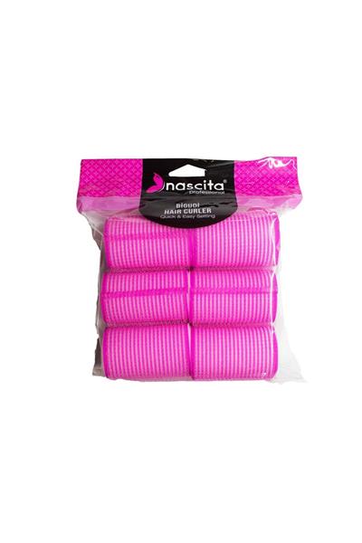 40*63 Mm / 6lı Cırtlı Süngerli Bigudi - 60