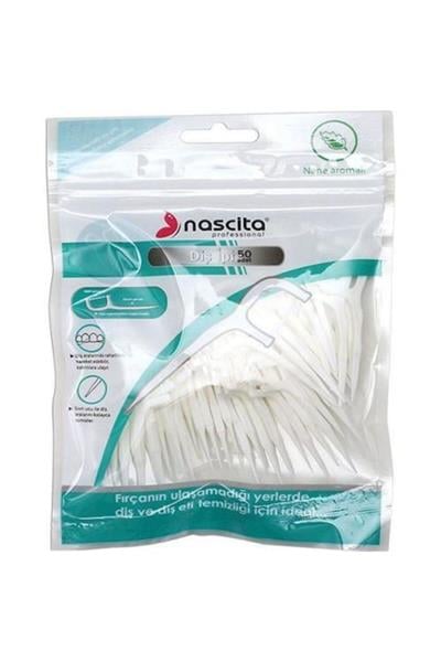 50lik Nane Aromalı Kürdanlı Diş Ipi Paketi