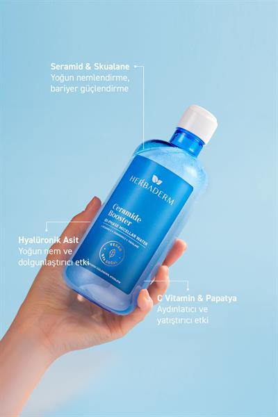 Ceramide Booster, Çift Fazlı Micellar Makyaj Temizleme Suyu 500 ml