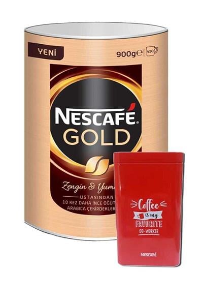 Gold Kahve Teneke Kutu 900 Gr + Kutusu Hediyeli