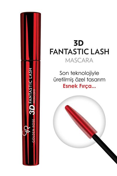Golden Rose 3D Fantastic Lash Mascara Siyah Maskara 10 ml