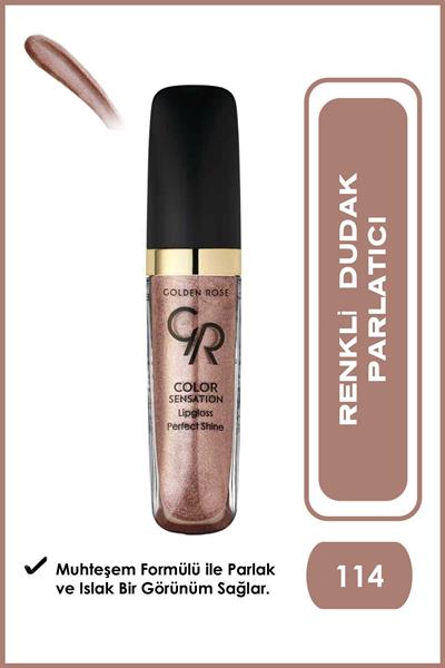 Golden Rose Color Sensation Lipgloss No:114 Glamour Renkli Dudak Parlatıcısı 5,6 ml