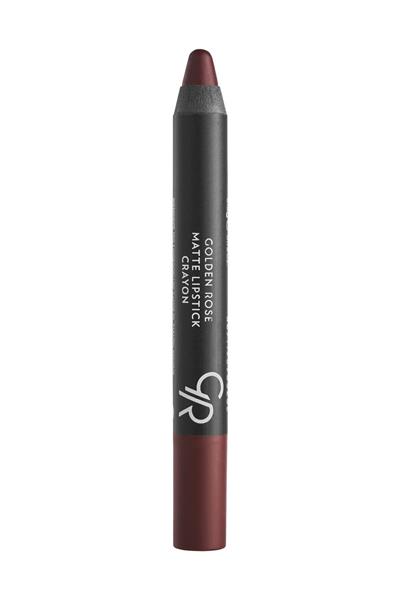 Golden Rose Matte Lipstick Crayon No:01 Chocolate Brown Mat Kalem Ruj 3,5 g