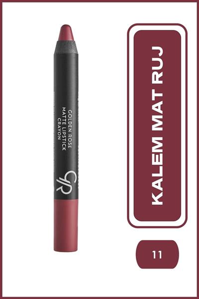 Golden Rose Matte Lipstick Crayon No:11 Mat Kalem Ruj 3,5 g