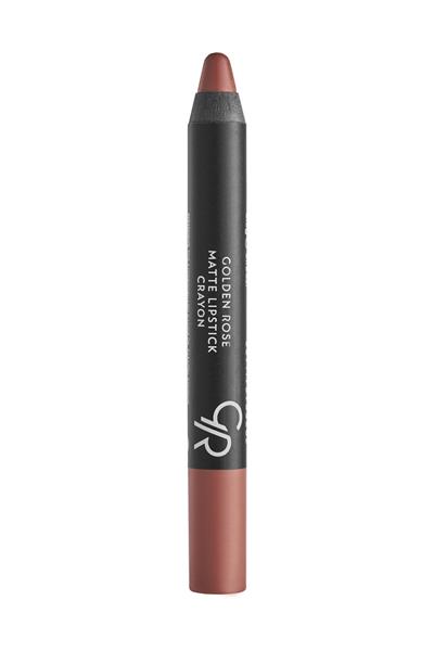 Golden Rose Matte Lipstick Crayon No:14 Dark Beige Mat Kalem Ruj 3,5 g
