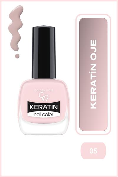 Keratin Nail Color No: 05 - Keratin İçerikli Güçlendirici Parlak Oje