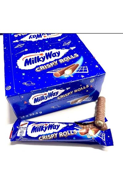 Milky Way Crispy Rolls Sütlü Çikolata Kaplı Çıtır Rulo Gofret 22,5 g