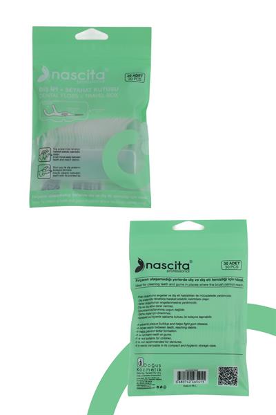 Nascita Diş İpi + Seyahat Kutusu 30 Adet (Arayüz Fırçalı)
