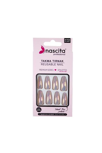 Nascita Hologram Efektli Takma Tırnak 24 lü - No: 198