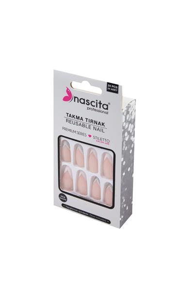 Nascita Stiletto French Takma Tırnak 24 lü - No:201